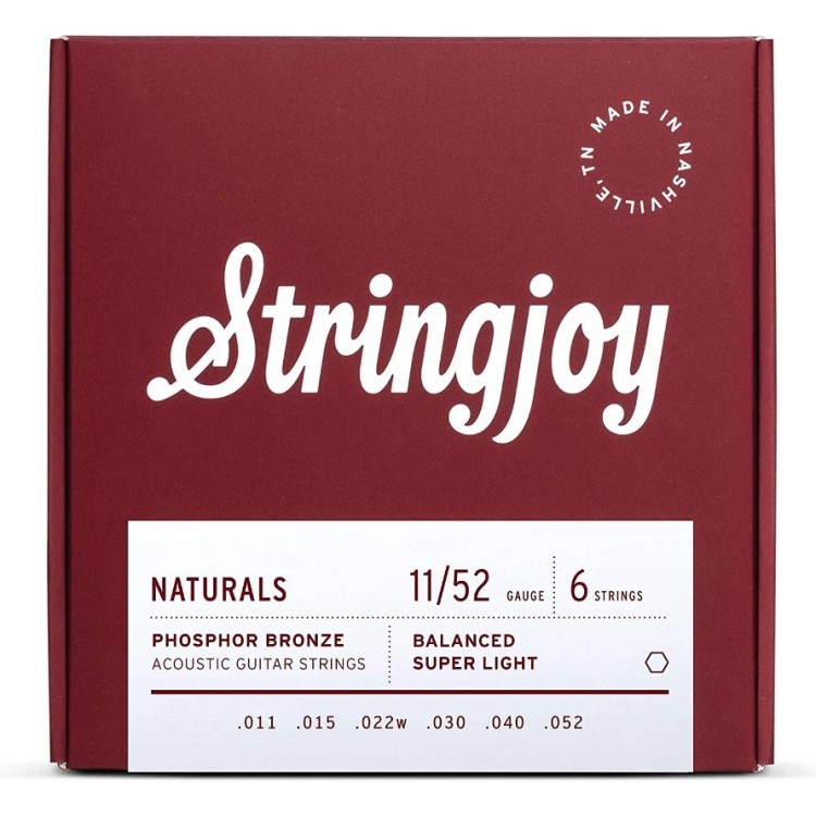 Stringjoy NATURALS Phosphor Bronze 11-52 磷青銅 木吉他弦